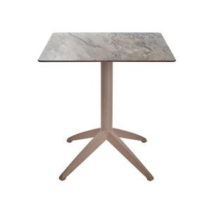 Стіл QUATRO FOLD 70X70 TAUPE-STONE